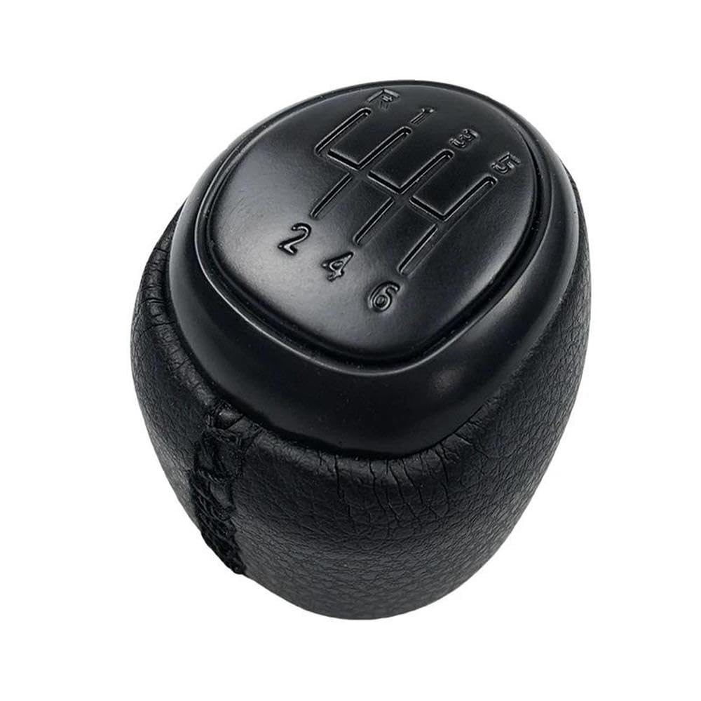 Ydxherta 6 Speed Black 5/6 Speed Gear Shift Knob Lever Shifter For Saab 93 9-3 Ss 2003-2012 Car Styling Accessories Auto Parts(6 Speed Black)