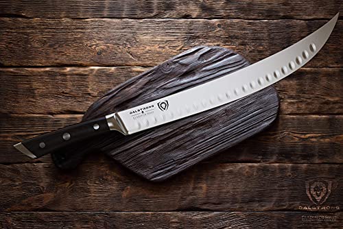 Dalstrong Butcher Knife - 12 Inch - Gladiator Series Elite - Cimitar Breaking Knife - Forged High-Carbon German Steel Kitchen Knife - Razor Sharp - Sheath Included - Nsf Certified #TOP6