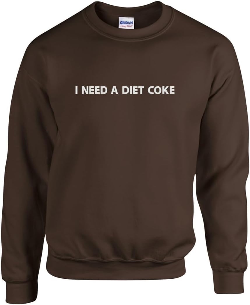 Custom Diet Cola Embroidered Sweatshirt, Personalized I Need A embroidery sweater, Custmizable I Need A Sweater perfect for gifting Funny Shirt - Image 4