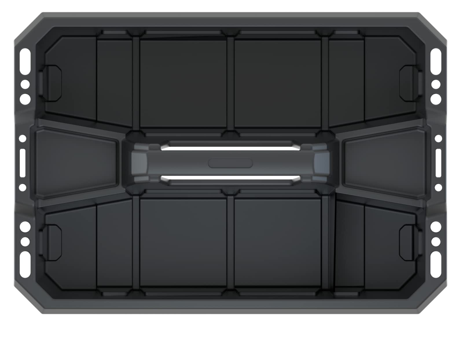 Stolmet Tool Storage Tote Tray Heavy Duty Caddy Holdall Deep Compartment Kilka Models Tool Tray Black (Model 3) — image 1