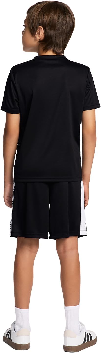 Messi boys Lifestyle Short Sleeve 2-piece Set, Slim-fit Jersey Set With Top & Shorts - Image 4