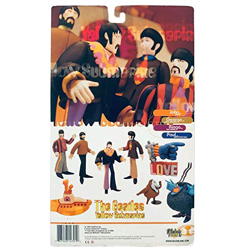 Mcfarlane The Beatles Yellow Submarine John with Jeremy 19 cm Figurine - Les Beatles, Paul McCartney, John Lennon, RIngo Starr, George Harrison Mcfarlane The Beatles Yellow Submarine John with Jeremy 19 cm Figurine – Image 3