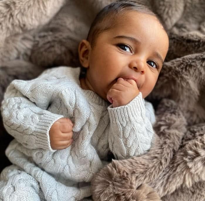 Intarsia Sweater Romper in Organic Cotton by Hope & Henry Baby - Image 3