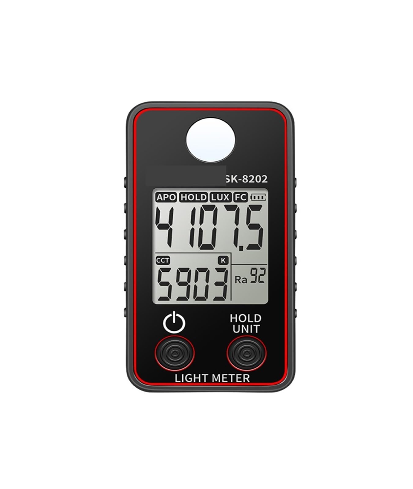 Spectrometer, Color Temperature Tester Illuminance Meter 0.5-300000LUX LED Illumination Test Photographic Luminance Measuring Device(SK-8202)