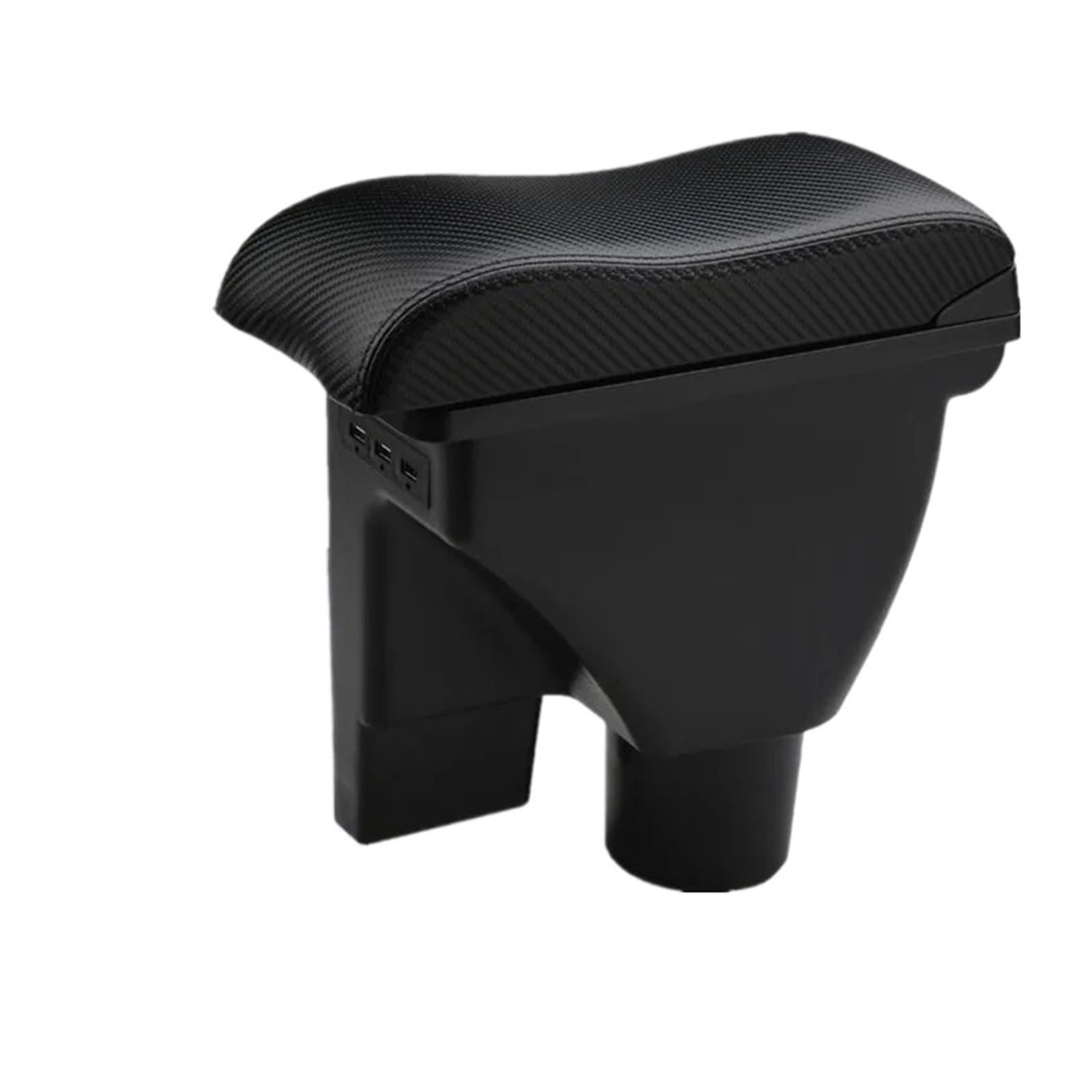 Ggwqoops Car Armrests For Hyundai For Getz Car Armrest Box Retrofit Parts Dedicated Accessories Armrest Box(6C carbon fiber 3usb)