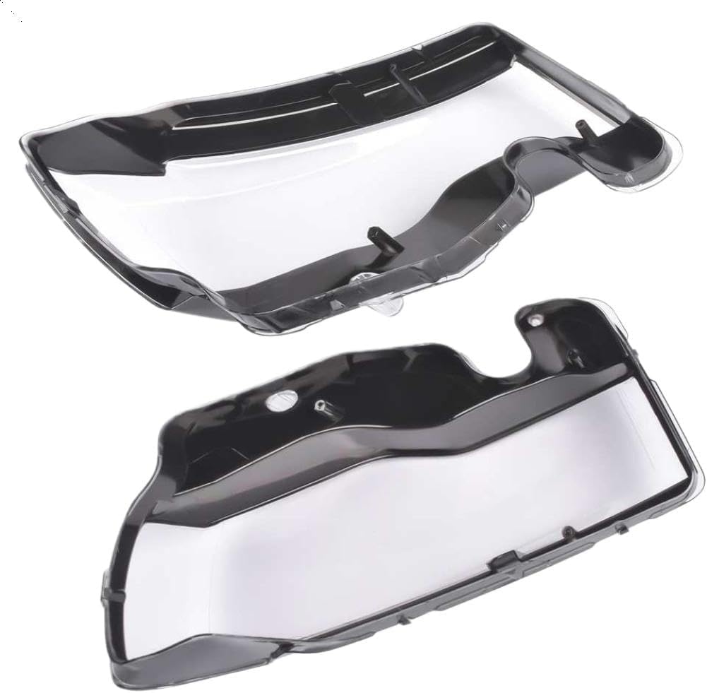 Pair Front Headlight Lens Cover Compatible With 14 19 Cherokee 3.0 3.6 5.7L