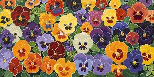 Kit Diamond Painting Fleurs | Cadeau Anniversaire et Loisirs Créatifs