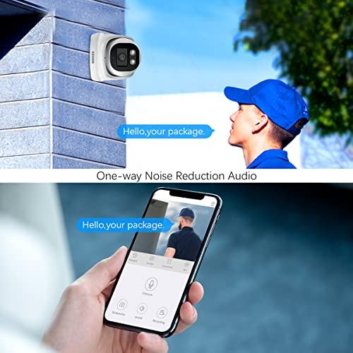 4K Ultra HD Dome Outdoor Security Camera