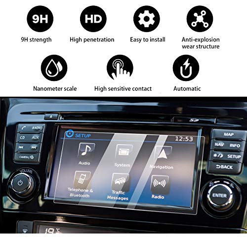 YEE PIN navigatie beschermfolie Qashqai J11 displaybescherming GPS gehard glas bescherming auto accessoires (7 inch) - Image 3