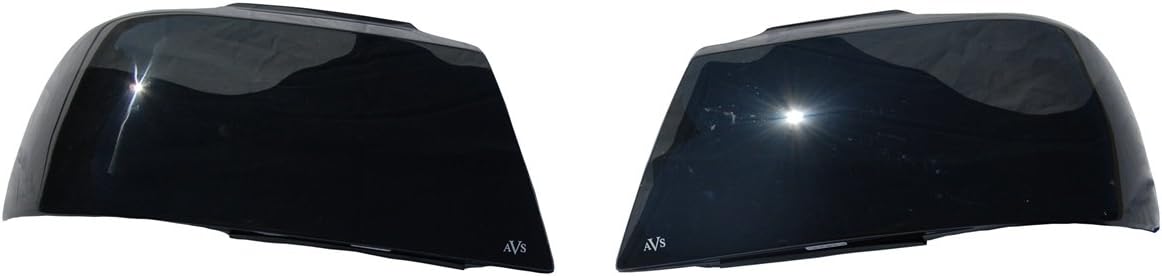 Auto Ventshade [AVS] Headlight Covers / Blackout | Fits 2007 - 2013 GMC Sierra 1500, 2 pcs. | Dark Smoke - 37808