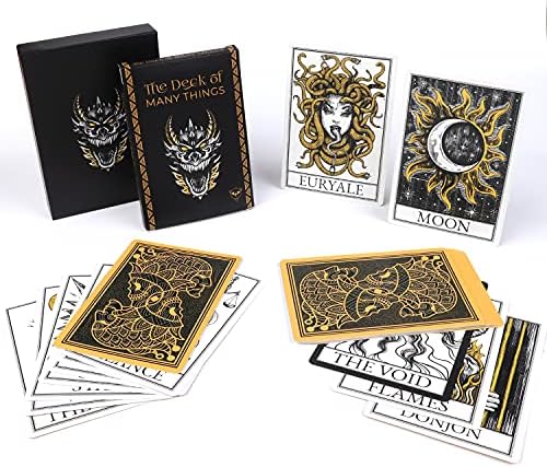 Game Master's Merchant The Deck of Many Things | Compatible with Dungeons and Dragons (D&D) Fifth Edition | for use by Dungeon Masters & PCs | 5e Accessories | DND Dice TTRPG