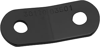 LeoVince - Abrazadera de escape (3,0 mm, acero inoxidable), color negro