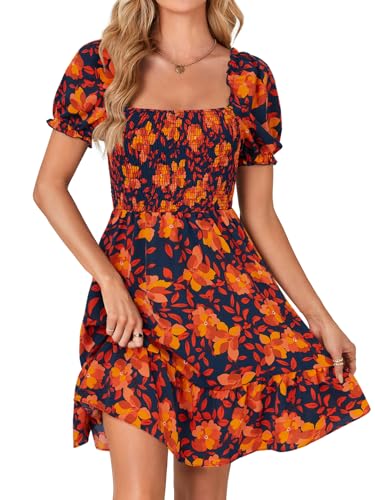 Image of Rooscier Women's Summer Boho Mini Dress