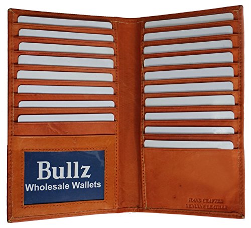 Bullz Wallets Genuine Leather Unisex Long Credit Card holder Organizer