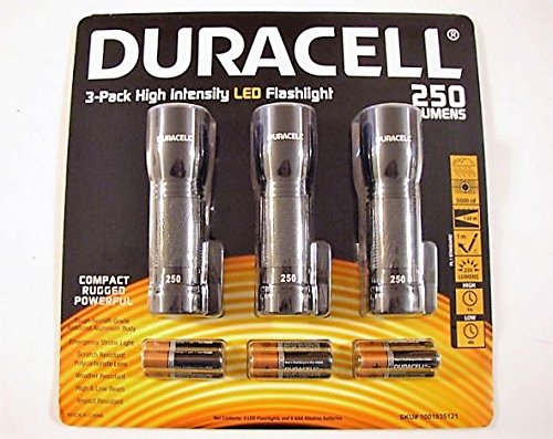 Duracell LED Taschenlampe – 250 Lumen, Leistungsstark & Zuverlässig