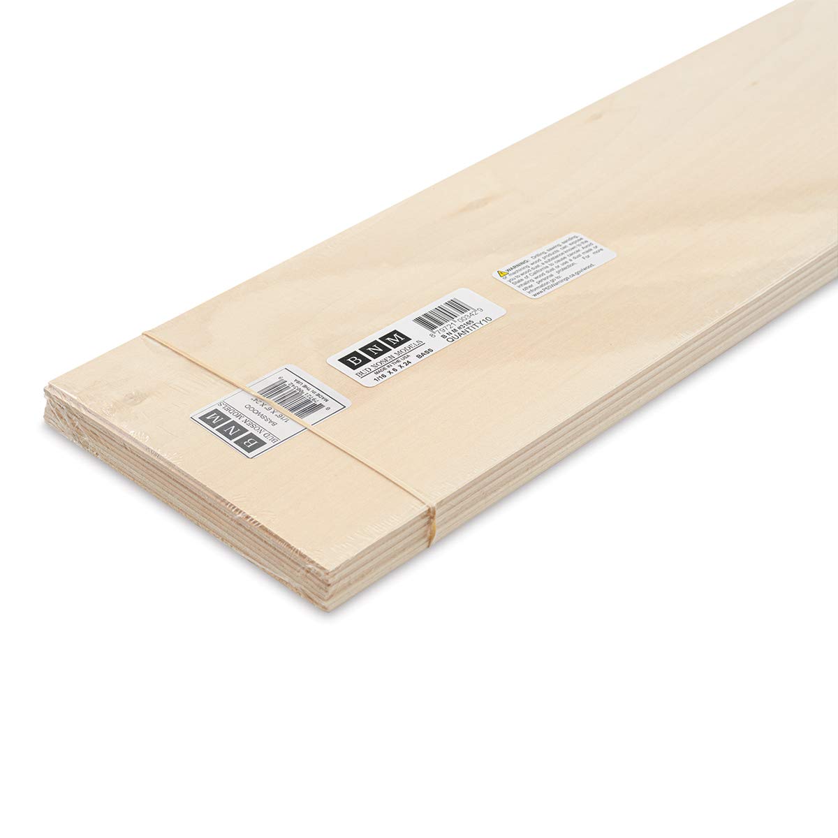 Bud Nosen Basswood Sheets - 1/16" x 6" x 24", 10 Sheets