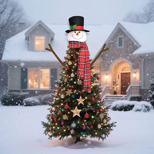 Adorno para árbol de Navidad con muñeco de nieve para revivir la magia de las fiestas 7
