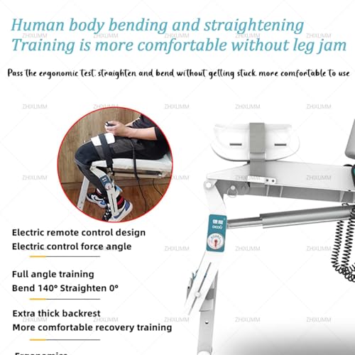 Ejercitador pasivo eléctrico de rodilla para rehabilitación miniatura 3