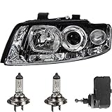Philips Vision +30% H7 Scheinwerfer links für A4 B6 Typ 8E 00-04 Limousine/Avant inkl. Motor
