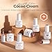 modelones Hema Free Gel Nail Polish, 6 Colors TPO Free Nude Brown Skin Tone Polka Dot Nails Design Neut Polish Beige Khaki Gel Polish Set Neutral All Skin Tones Soak Off French Nail Art Manicure