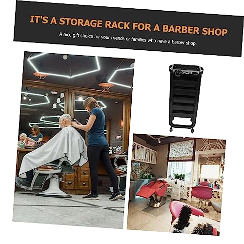 Étagère de rangement pour coiffeur avec roulettes pivotantes maniables