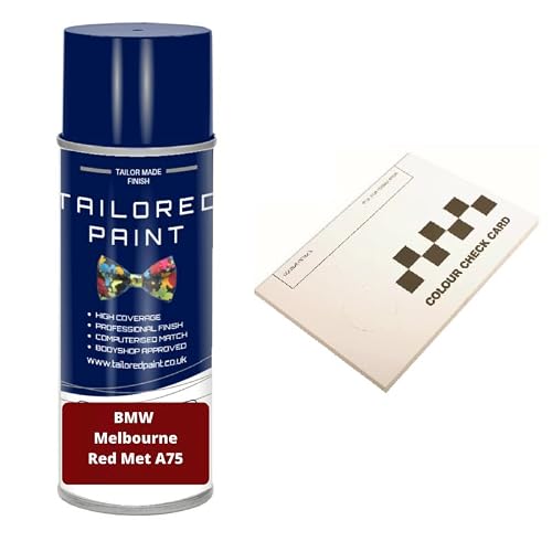 For BMW Melbourne Red Met A75 Aerosol Spray Paint Rattle Can (Aerosol Paint)