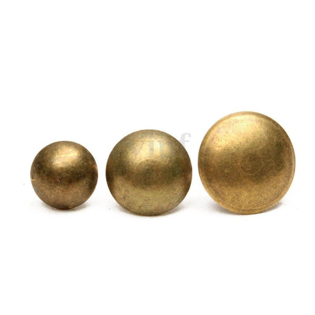 Pack of 100 Antique Upholstery Tacks Nails Furniture Decor Bronze Stud Pins - Bronze, 11x11mm — Amazon image 8