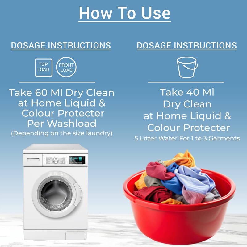 Image of ASTRO PLUS + 250ML Dry Clean Liquid Detergent With 250ML Color Protector | Ultimate Protection For Silk Saree and Chiffon, Cotton, Georgette, Linen, and Woolen | Gentle Wash For Delicate Fabrics
