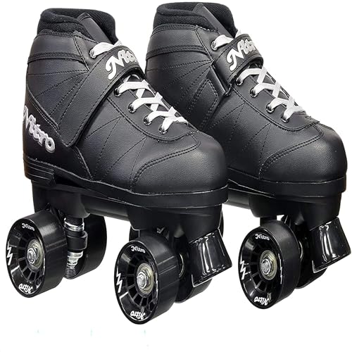 Epic Skates Super Nitro Indoor/Outdoor Quad Speed Roller Skates, Adult 6