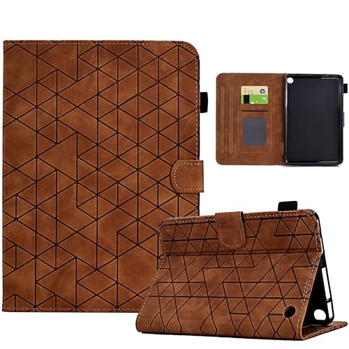 ^ubgPCP[X v~AU[tHIX^hJo[P[X Kindle Fire 7 2022 ΉP[X }`AO\ƎEFCNX[v@\tP[X obNP[XJo[ (Color : Brown)