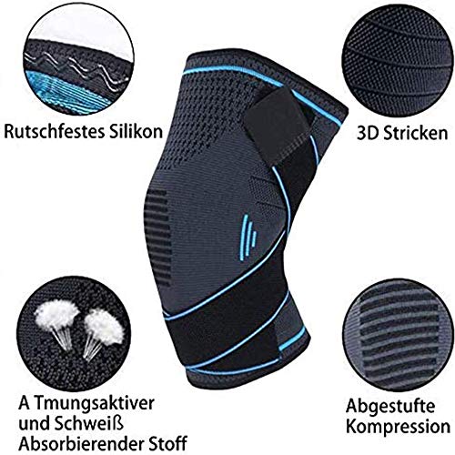 1 paio di ginocchiere con strisce antiscivolo