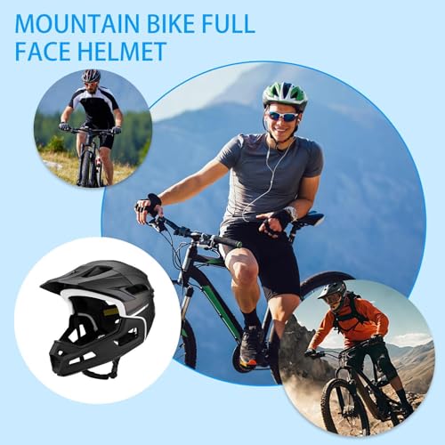 Casco integral de bicicleta anticaídas con equipo de protección acolchado 2