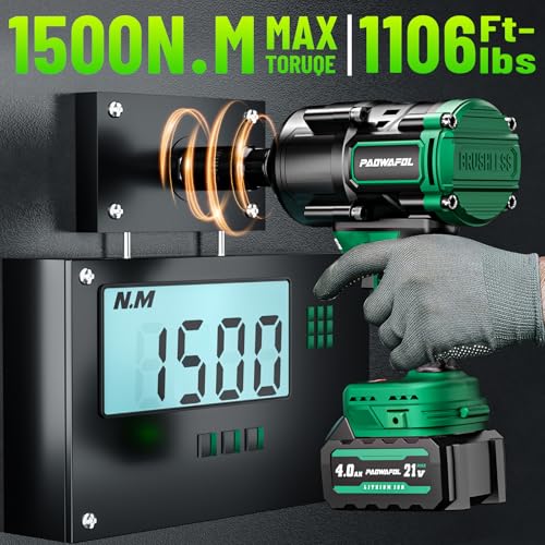 PAOWAFOL 1500N.m Brushless Impact Driver