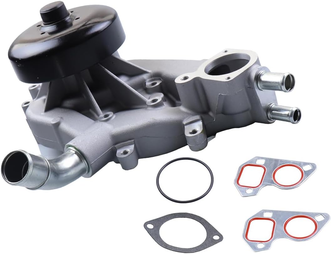 Water Pump W/Thermostat & Gasket Compatible with Buick 04-06 & for Cadillac 02-06 & for Chevrolet 99-06 & for GMC 99-06 & for Isuzu 03-06 & for Hummer 03-06 Waterpump Car OEM AW5104 12569519