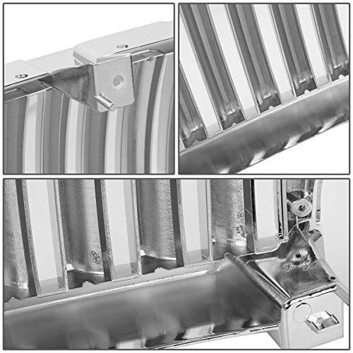 Compatible With Chevy Silverado/Tahoe/Suburban Abs Plastic Vertical Front Grille (Chrome) - 1St Gen Gm Gmt800 #TOP2