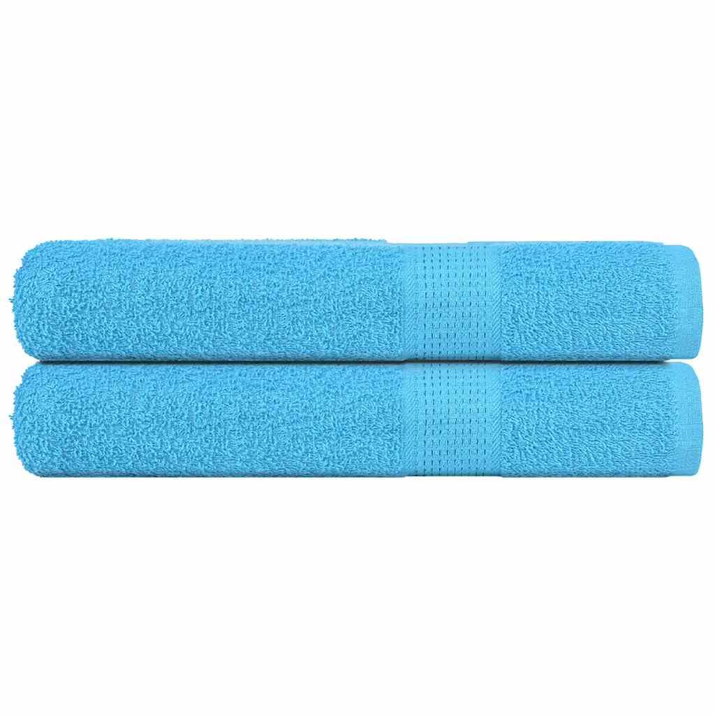 FROGN - Set di 2 teli da bagno in cotone, misura grande, 100 x 200 cm, assorbenti, morbidi e resistenti, per bagno, spiaggia, hotel, certificati Oeko-TEX