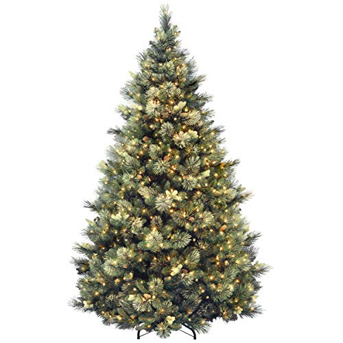 National Tree Company 7.5 ft Pre-Lit Carolina Pine Artificial Christma