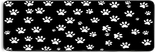 Miniatura 10 de Alfombra de pasillo larga de cuero para baloncesto, alfombra deportiva de 2 x 6 pies, antideslizante, alfombra de pasillo para sala de estar