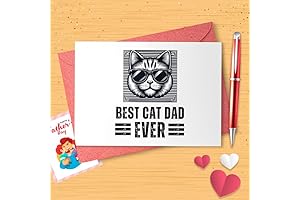 Birthday Cards For Dad From The Cat - Best Cat Dad Ever