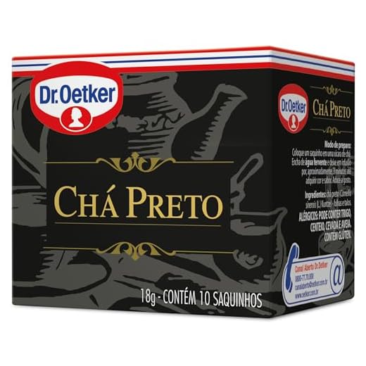 Dr.Oetker Chá Preto 10 Sachês