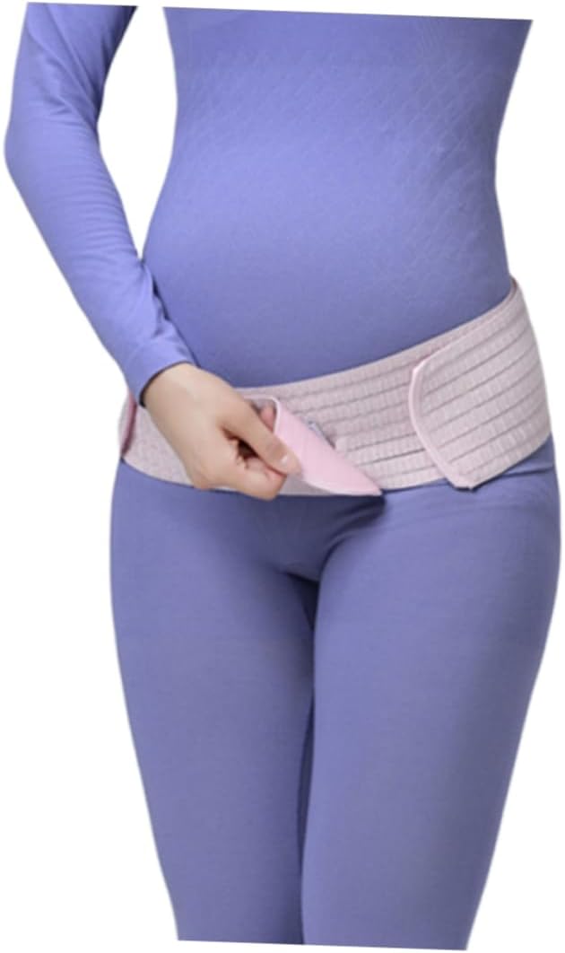 Mobestech 2pcs Maternity Support Belt Breathable Dual Purpose Pregnancy Abdominal Band for Back and Belly Brace for Expecting Mothers