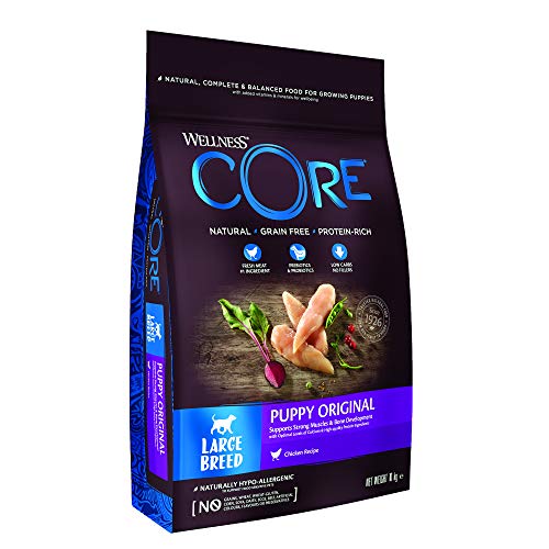 Wellness Core Large Breed Puppy Original, Puppy Voer met Kip voor Grote Honden Rassen, 10kg