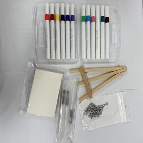 Magic Puffy Paint, Foam Texture Painting Paper, 3D Zeichnen Leinwand Schwamm mit 12 Farben Stifte, Puffy Texture Paper, 3D Stifte für Kinder, Schaumstoff-Textur-Malpapier für Kinder DIY