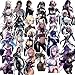 50pcs Anime Girl Stickers for Adults -Kawaii Cute Hot Lady Stickers- Vinyl Waterproof 3D Sexy Girl Decals for Men - Car, Truck, Laptop, Motorcycle Accessories