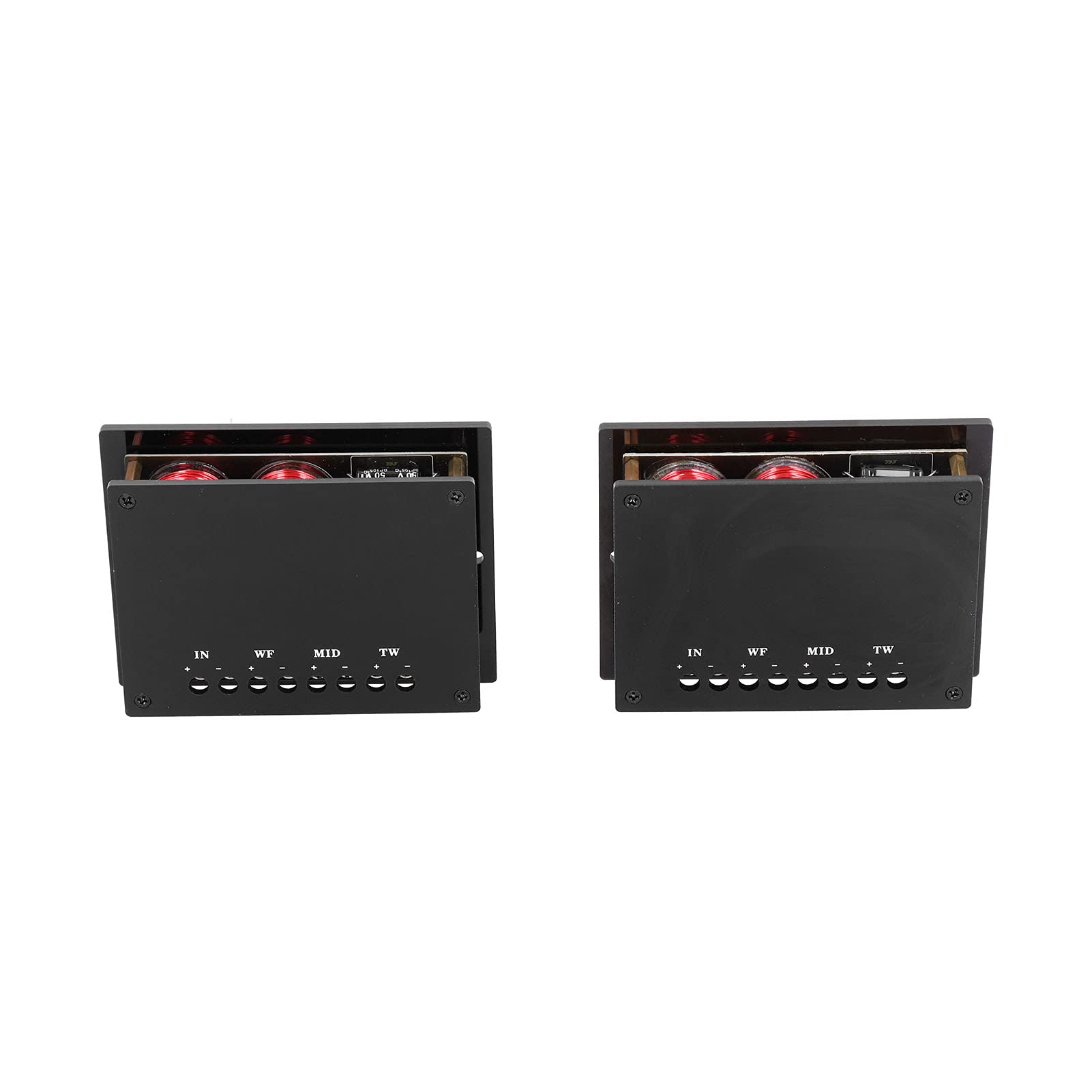 Speaker Frequency Divider, Overcurrent Protection Function Portable 3 Way Crossover Electronic Crossover for Home for RV for Boat for Bike
