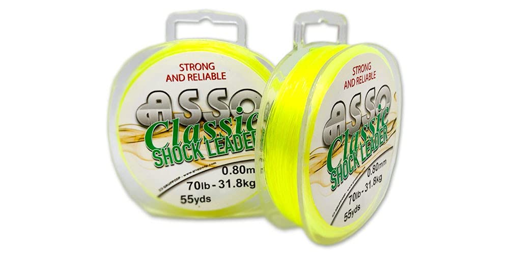 ASSO CLASSIC SHOCK LEADER - 70 LB, 50 m, bobina, YELLOW
