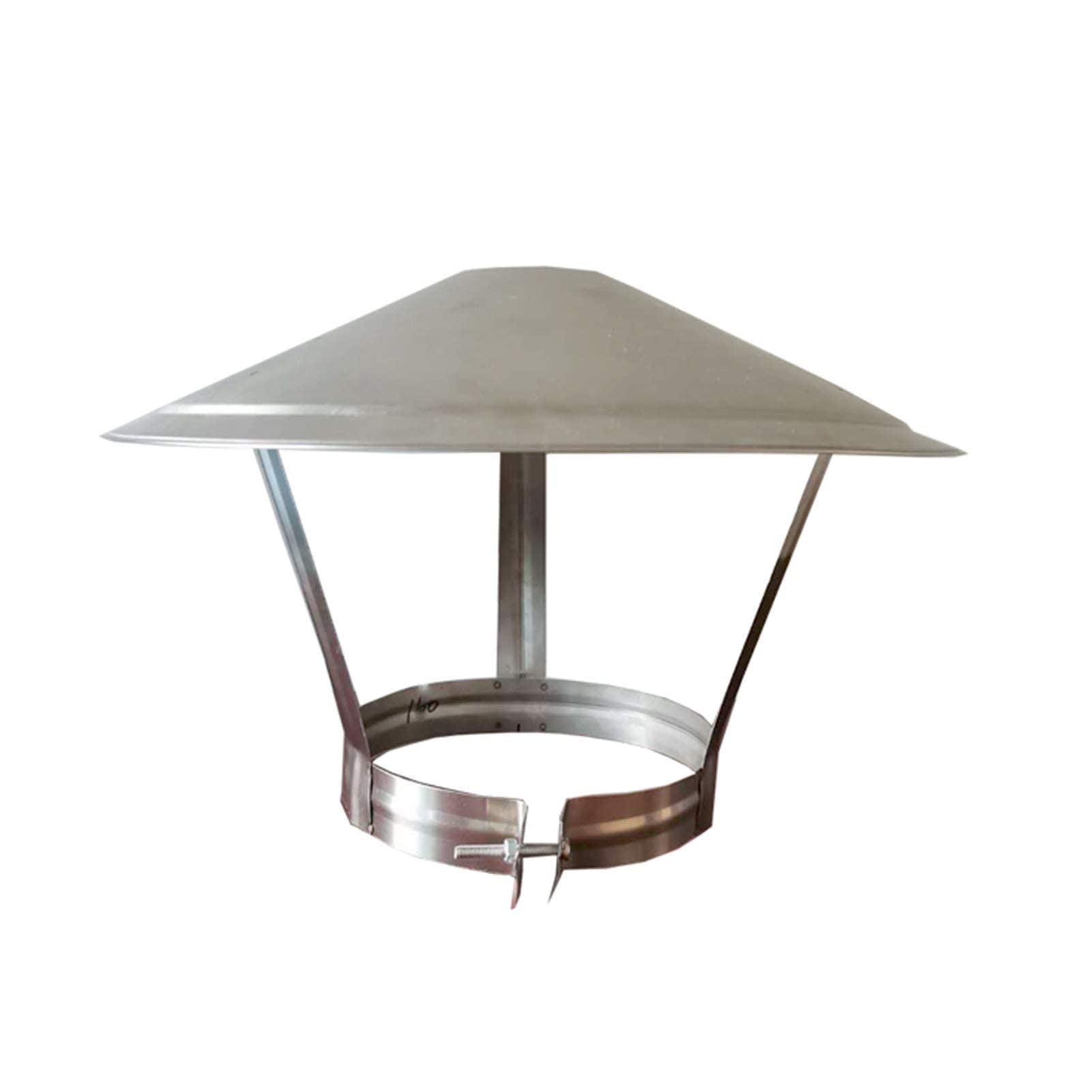 Schoorsteenkap van Roestvrij Staal INOX – Regenkap voor Schoorsteen – RVS Schoorsteenregenkap – Schoorsteenafdekking – Regenhoed Kwasbestendig - Regenhoes voor Schoorsteen - Diameter 150mm – 150 mm