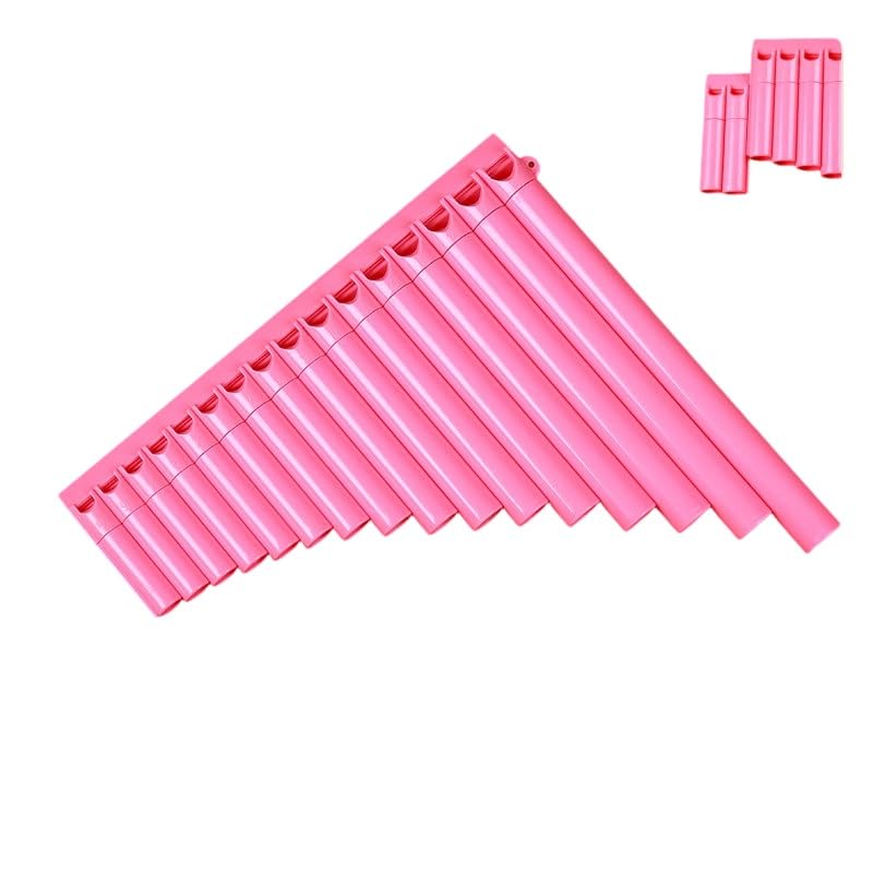 Flet Pana Piszczałka Pana 16 Piurowa Dla Początkujących C Dur Łatwa Do Nauki Z Akcesoriami(Pink)