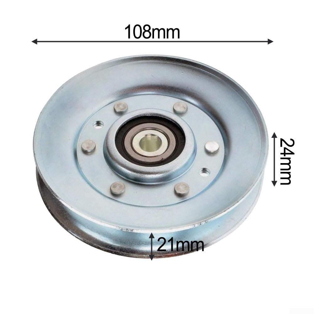 Polea de Correa para Tractor Cortacésped 108mm Metal