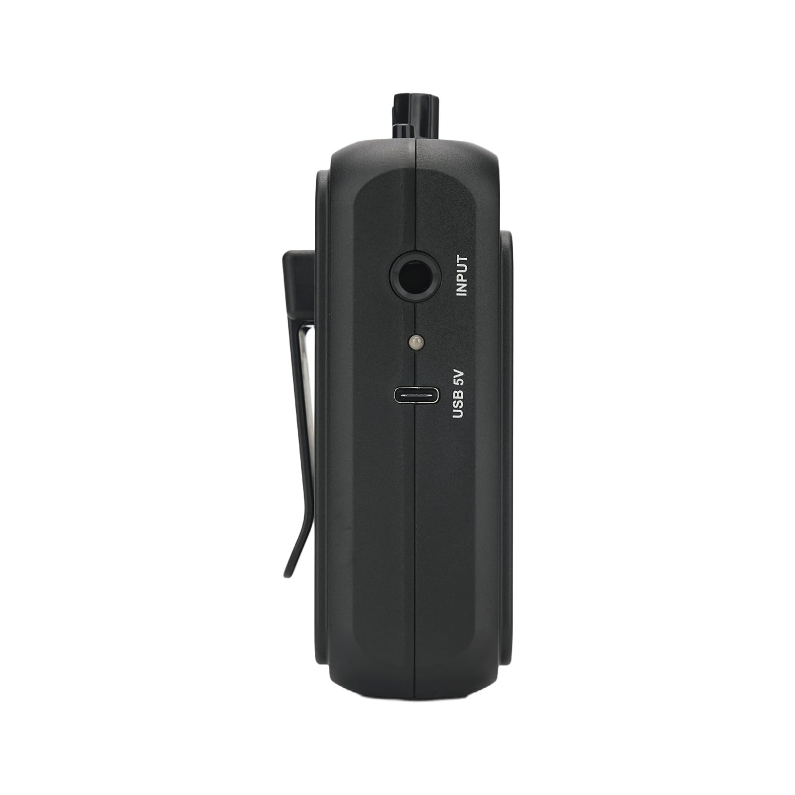 Dilwe Mini Amplificador de Guitarra, Amplificador Portátil Recargable de 3 W con Modos Duales de Limpieza y Sobremarcha para Práctica en Interiores y Viajes